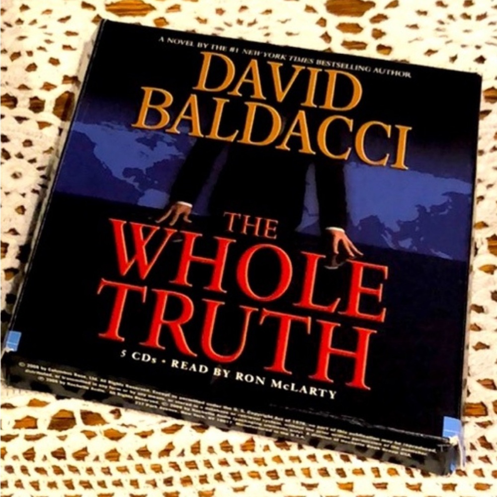 AudioBook 5CD format Baldacci’s Shaw series: The Whole Truth Excellent!